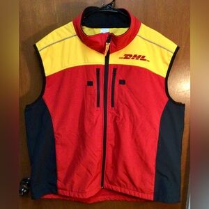 DHL Zipper Waterproof Fleece Lined Vest 3XL (Jacket w/No Sleeves)